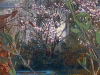Schilderij magnolia Isabella Werkhoven